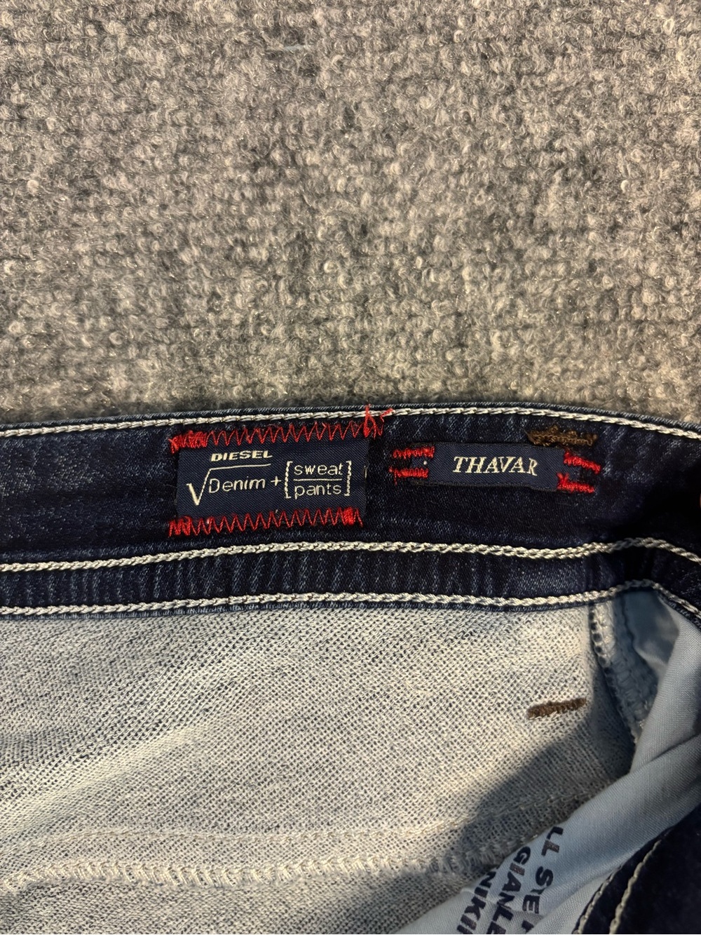Diesel Thavar-NE JoggJeans Men 32W Blue Slim Fit Stretch Denim 0604Z - Picture 4 of 6